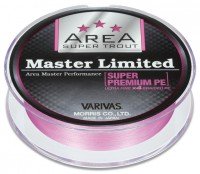 VARIVAS Super Trout Area Master Limited Super Premium PE [Tournament Pink] 75m #0.2 (6.5lb)