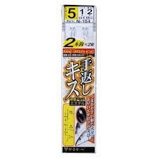 GAMAKATSU Return Kiss Casting Rig Series 2 Hook Setup [Nano Smooth Coat] #5 (2pcs)