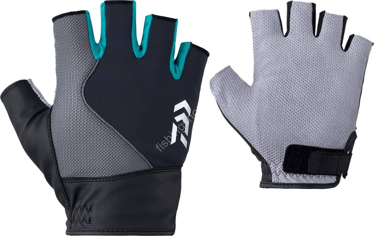 DAIWA DG-3123 Cool Gloves (5fingers cut) Sea Green L Wear buy at