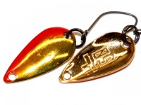 YARIE No.706 T-Spoon 1.1g #BS-2 Fluorescent Red Gold