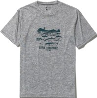 TIEMCO Foxfire TS EX Stretch Fish Tee S/S (Gray) S