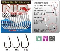 KINRYU Niq Jigging Hook [Silver] #22s (10pcs)