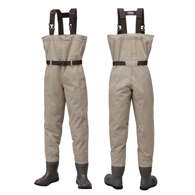 PROX PX3312L Teflon Polyester Waders (Chest/Radial) [Light Camel Beige] L