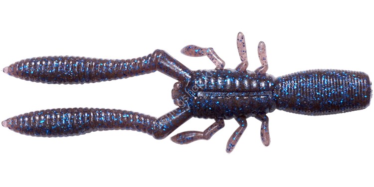 MEGABASS Honshikomi Bottle Shrimp 2.4" #Cinnamon Blue Flake (8pcs)