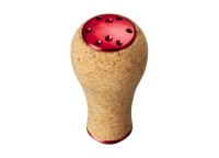SLP WORKS Daiwa Power Light Cork Knob S #Red