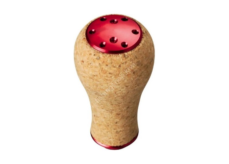 SLP WORKS Daiwa Power Light Cork Knob S #Red