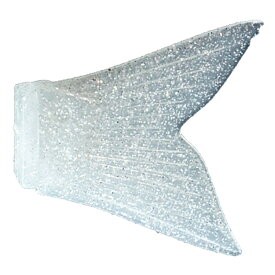 JACKALL Dowz Swimmer 220 Spare Tail Clear / Silver flakes