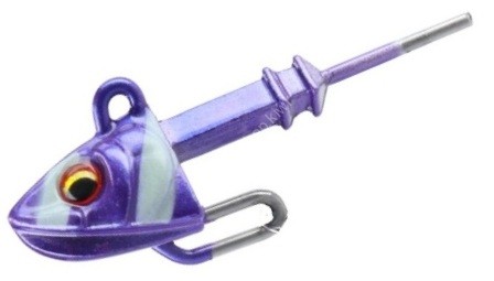 DAIWA Samurai Tachi Wind Dart Head SS [Murasaki Zebra] 18g (2pcs)