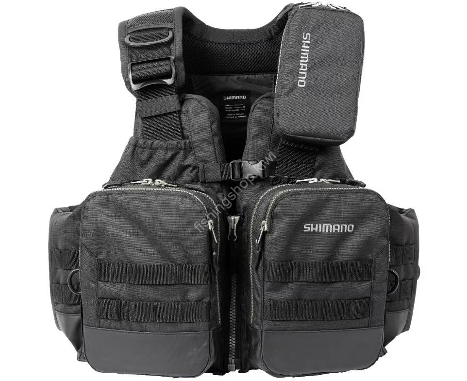 SHIMANO VF-274W Act Game Vest Black XL Wear buy at Fishingshop.kiwi