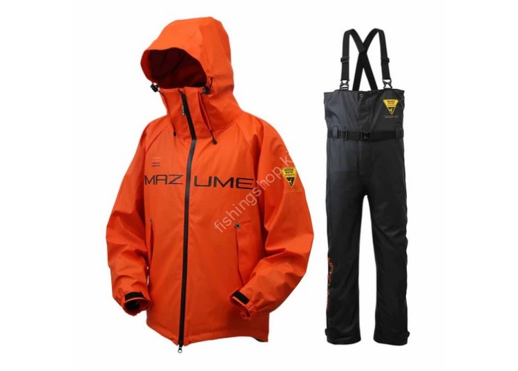 MAZUME Rough Water Rain Suit 3L #Orange