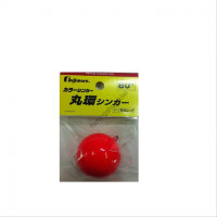 Fujiwara Round Sinker No.80 Fluorescent Red