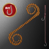 MATSUOKA SPECIAL Mega Alpha 185mm with Hook #Zebra Orange Gold Lame