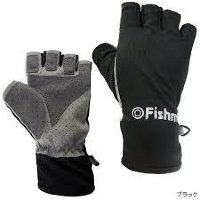 FISHMAN 5 Fingerless Gloves L Black