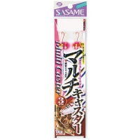 SASAME Multi Caster K-411 [Red] 3 Hook 6-1 (3pcs)