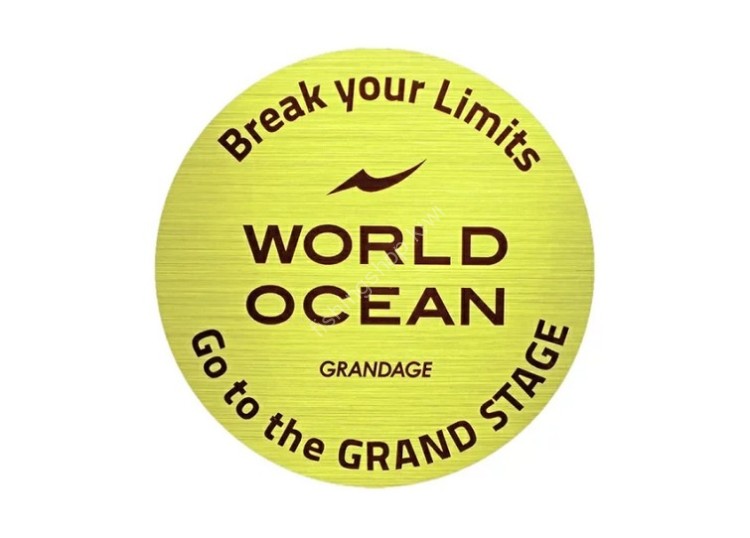 APIA Grandage World Ocean Aluminum End Cap Sticker