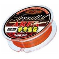 SUNLINE Troutist Area Meiste [Stealth Black & Flash Orange] 100m #0.5 (2.5lb)