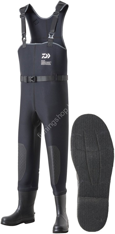 DAIWA CW-4200-T Tight Fit Chloroprene Waders Felt (Black) S