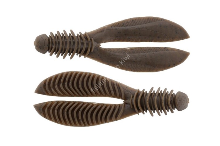 JACKALL Ribbing Bunny Elastomer 3.8'' #Green Pumpkin (3pcs)