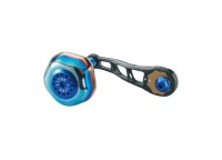 LIVRE 6128 BJ 66-74 Handle Daiwa/Shimano M8 Left #Gunmetal/Blue