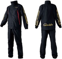 GAMAKATSU GM3722 Windbreaker Suit (Black x Gold) L