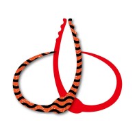 SASA LABO SCC-10 Single Cobra Curly #10 Dual Orange Zebra