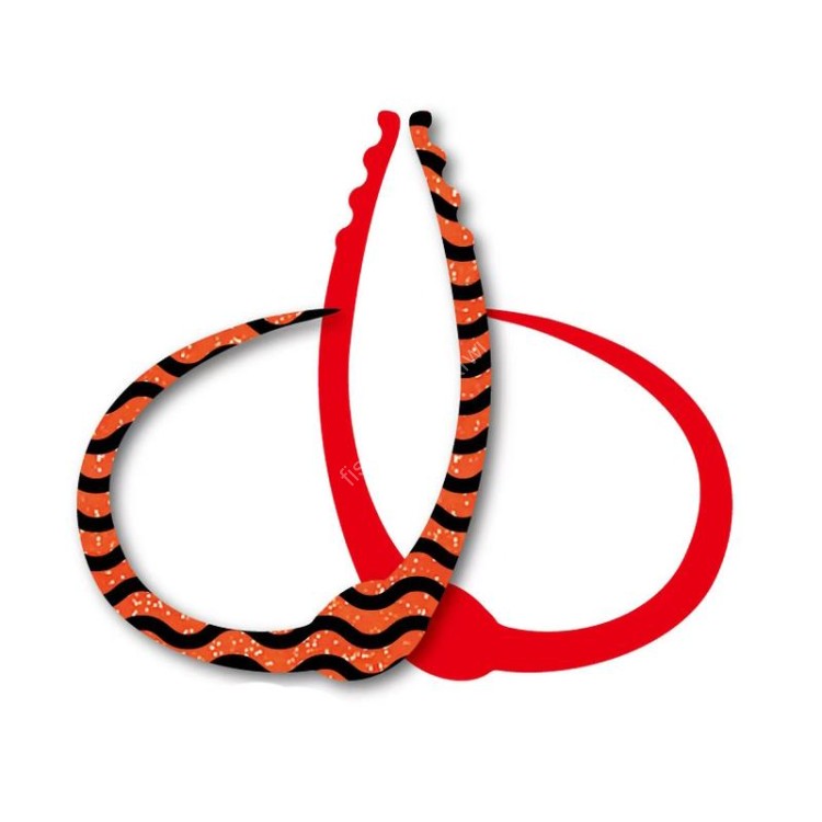 SASA LABO SCC-10 Single Cobra Curly #10 Dual Orange Zebra