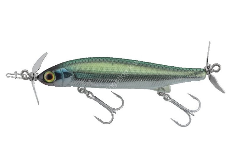 JACKALL iProp 75SS Maruhata Custom IS Maruhata Lime Back Shad