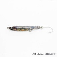 LITTLE JACK AmeZaiku JP 55mm #01 Clear Shirasu