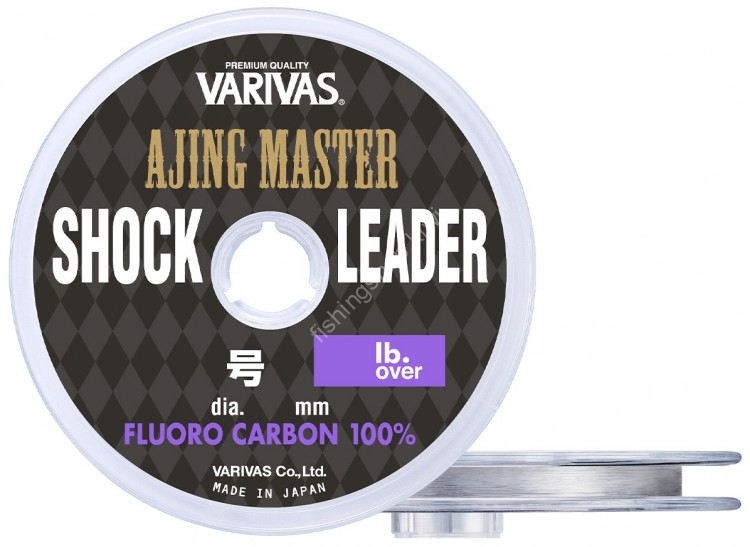 VARIVAS Ajing Master Shock Leader [Natural] 30m #0.5 (2lb)