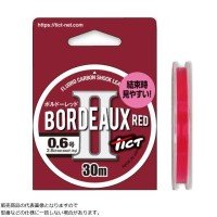 TICT Compact Shock Leader Boulder Red II [Red] 30m #0.8 (3.7lb)