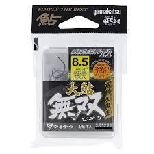 GAMAKATSU T1 Great Sweetfish Mugen [Nano Smooth Coat] #8.5 Box (96pcs)