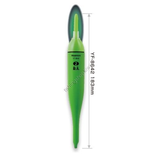 HAPYSON Green Luminous Self-supporting Rubber Top Mini Float YF-8642 [Green] #2 31g