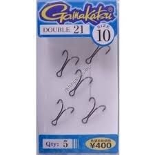 GAMAKATSU Double21 Short [NS Black] #4 (5pcs)
