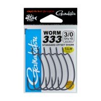 GAMAKATSU Worm 333 [Nano Smooth Coat] #7/0 (3pcs)