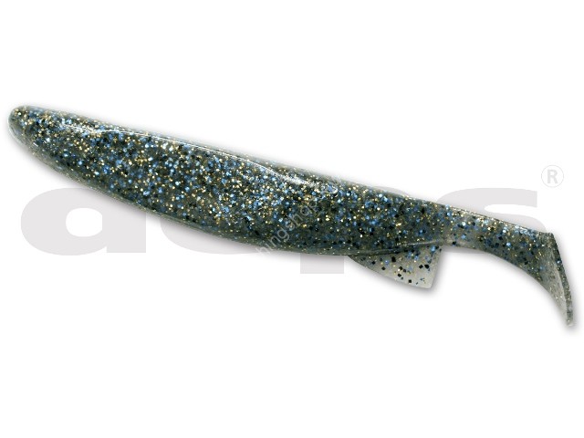 DEPS Bumble Shad 4'' #24 Smoked Pepper/Blue & Gold Flake