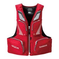 SHIMANO F-142Q Nexus Floating Vest (Red) M