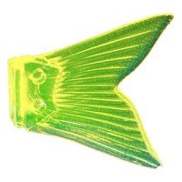 JACKALL Dowz Swimmer 220 Spare Tail Clear Yellow
