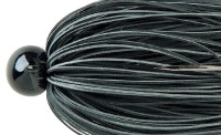DEPS RR Jig Head 3.0g Fine Rubber Skirt #01 Black