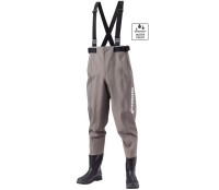 SHIMANO FF-051T Hyper Wader <Waist High・Cut Felt Sole> (Smoke Gray) L