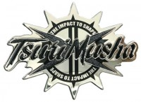TSURI MUSHA Army Emblem 3D Emboss Sticker