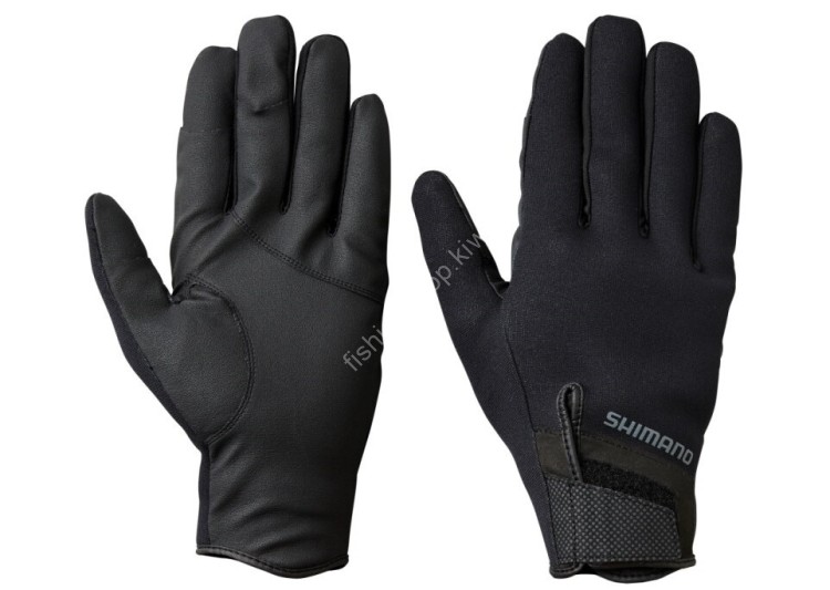 SHIMANO GL-012V Titanium Alpha Gloves Fingering (Black) XL