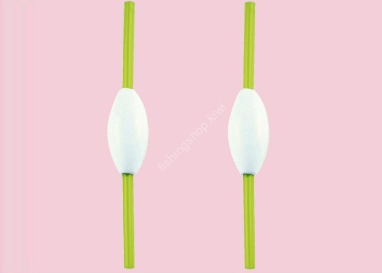 FUJIWARA Hard Pipe Sinker 5号 (2pcs) #White
