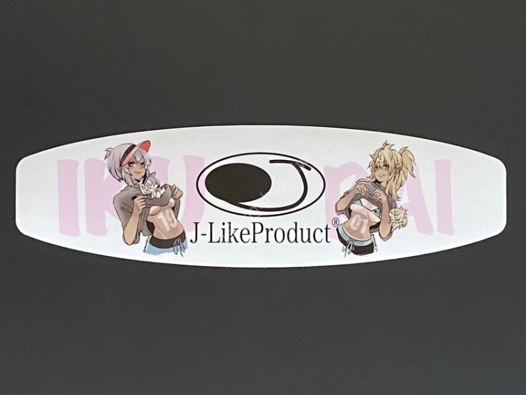 J-LIKE PRODUCT Box Sticker BM #White