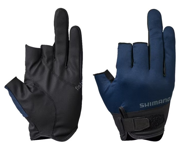 SHIMANO GL-008V Basic Gloves 3 Navy 2XL
