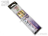 GAMAKATSU Ainame w/45cm Thread [Red] #15 (5pcs)