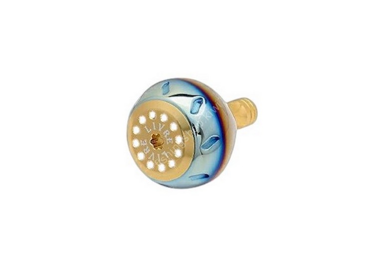 LIVRE 5911 EP40 Handle Knob for Daiwa L #Fire/Gold