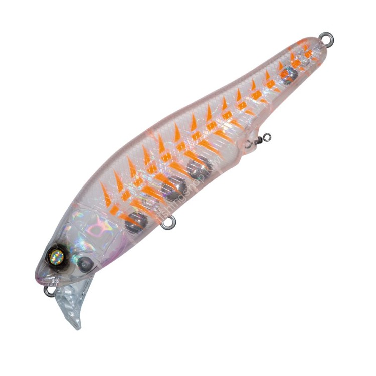 WHIPLASH FACTORY Wake The Dead 125F #WS23WHC Clear Orange Skeleton