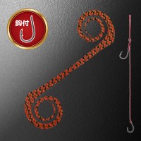MATSUOKA SPECIAL Mega Alpha 185mm with Hook #Zebra Dark Orange Gold Lame