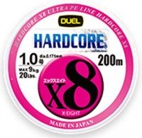 DUEL Hardcore x8 [5CBL] 200m #0.6 (13lb)