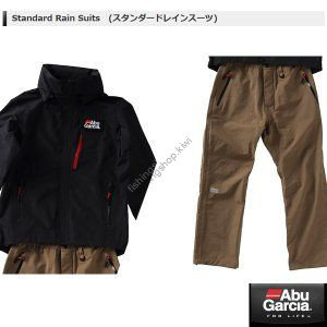 Abu Garcia Standard RAIN SUIT BLACK*KHPT L